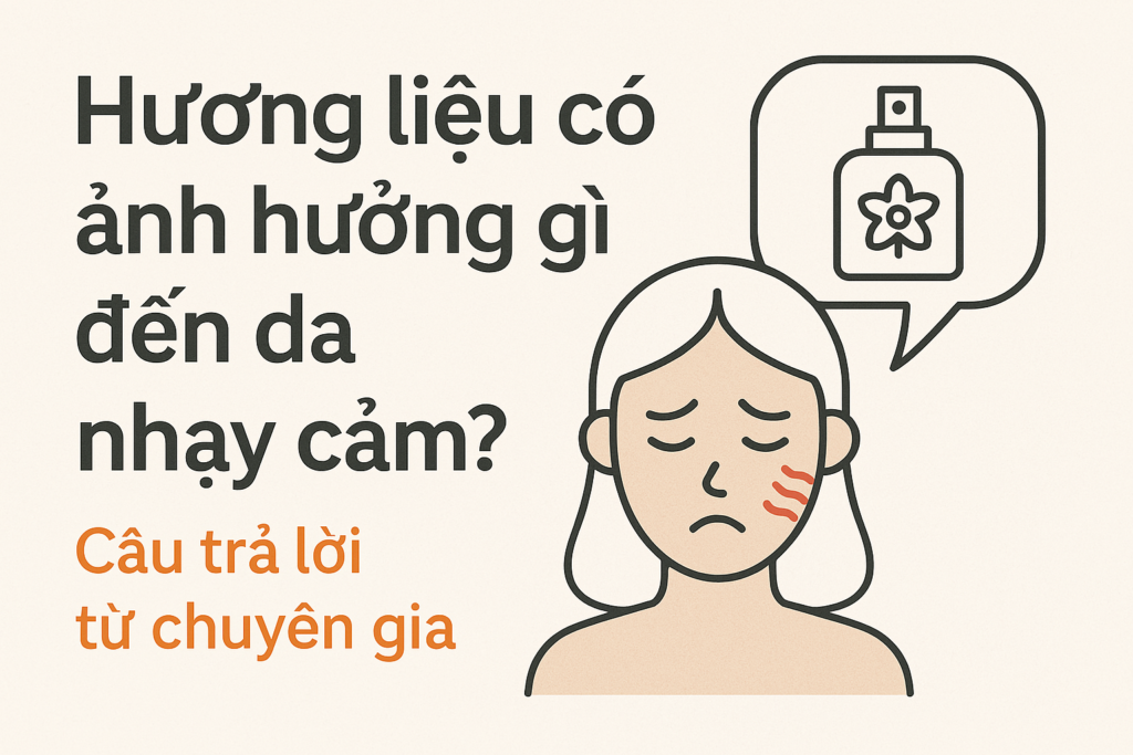 Hương liệu ảnh hưởng đến da nhạy cảm